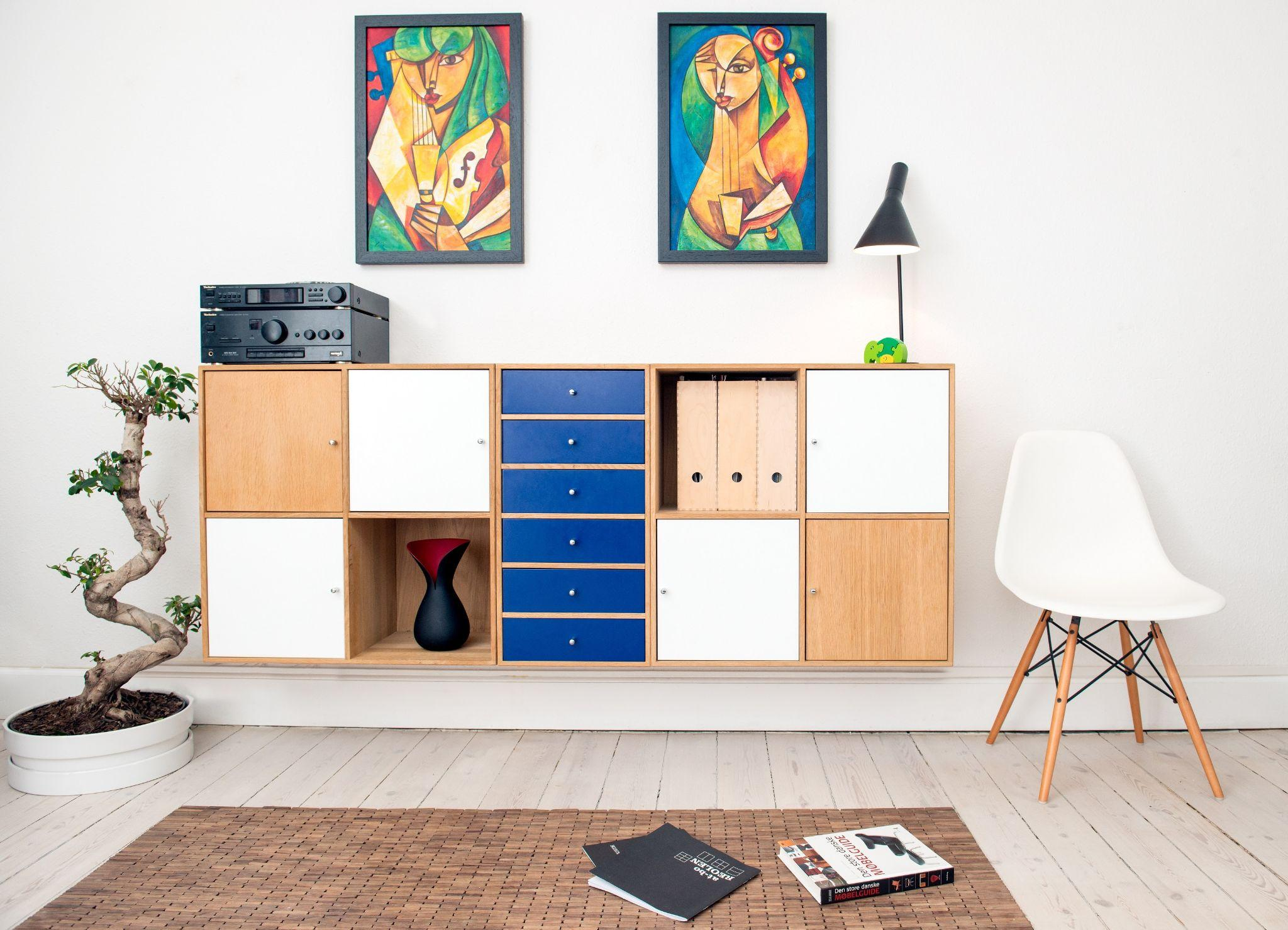 Shelves designed by cabinet makers in Glendale